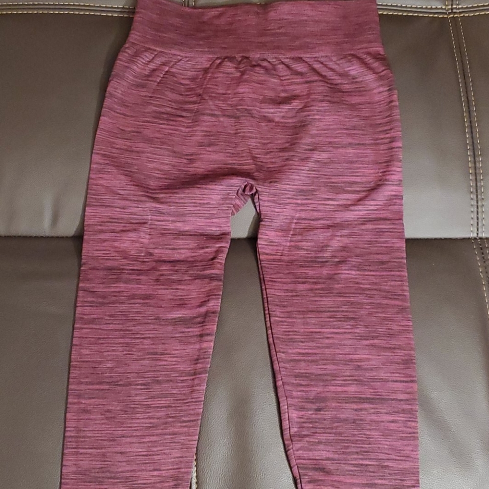 Fleece-lined Leggings Heather Purple